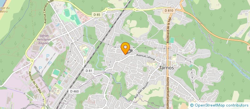 localisation de l'entreprise DESAGUILLER à TARNOS