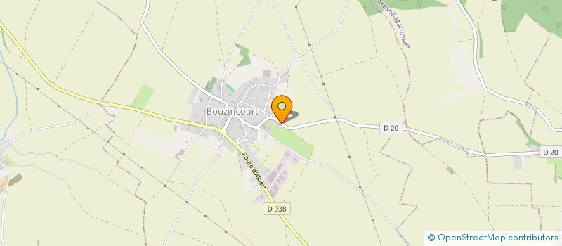 localisation de l'entreprise DESAILLY à BOUZINCOURT