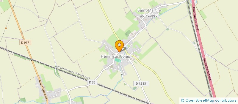 localisation de l'entreprise DESAILLY & CO  HENIN-SUR-COJEUL