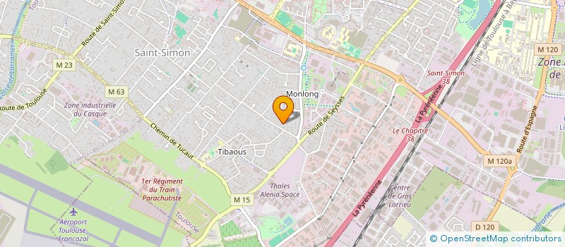 localisation de l'entreprise DESAIX à TOULOUSE