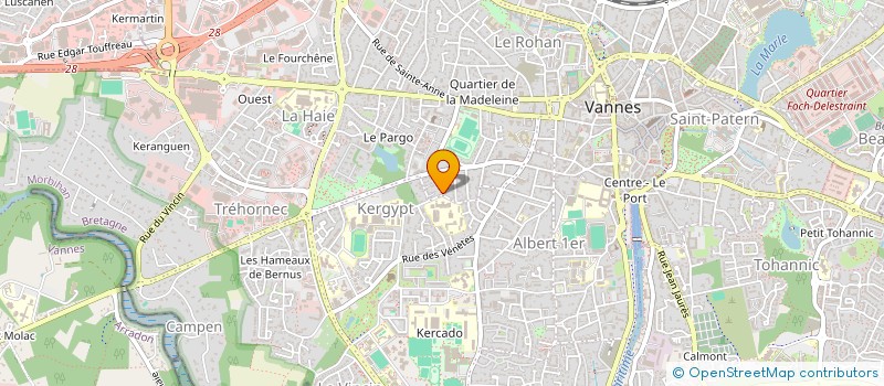 localisation de l'entreprise DESALAB à VANNES