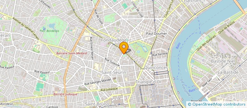 localisation de l'entreprise DESALBRES  BORDEAUX