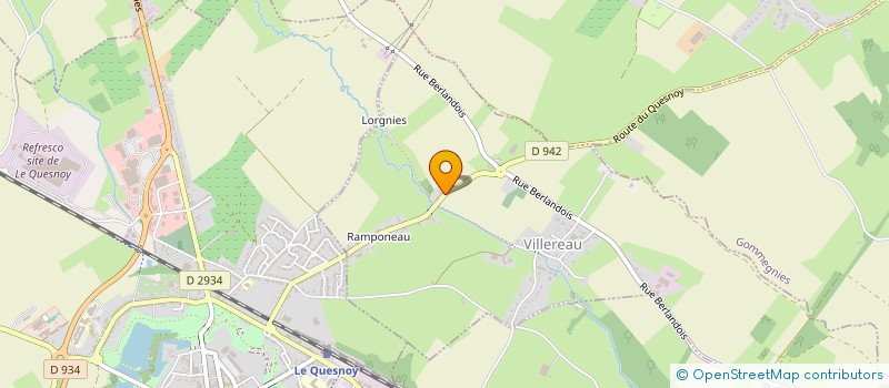 localisation de l'entreprise DESALEX à VILLEREAU