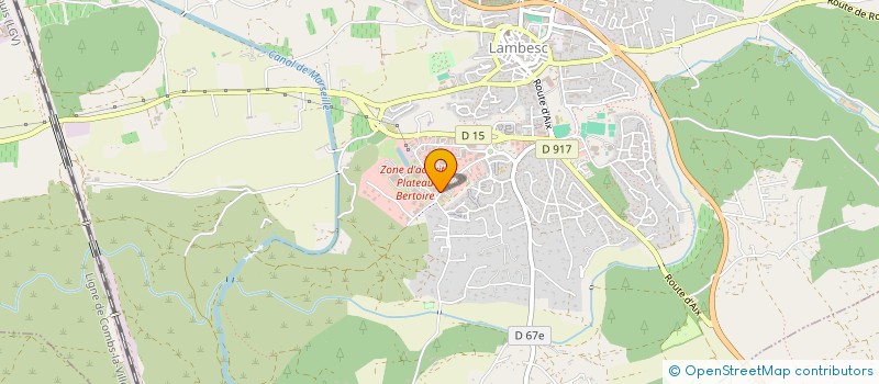 localisation de l'entreprise DESALL  LAMBESC