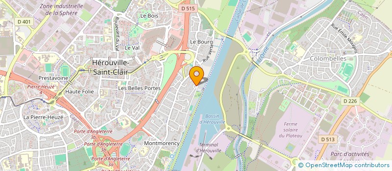 localisation de l'entreprise DESAM à HEROUVILLE-SAINT-CLAIR