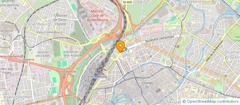 localisation de l'entreprise DESAM ENVIRONNEMENT à STRASBOURG