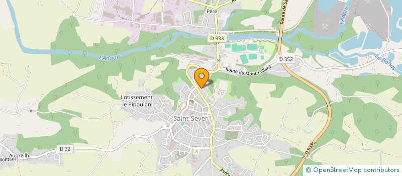 localisation de l'entreprise DESAMA à SAINT-SEVER