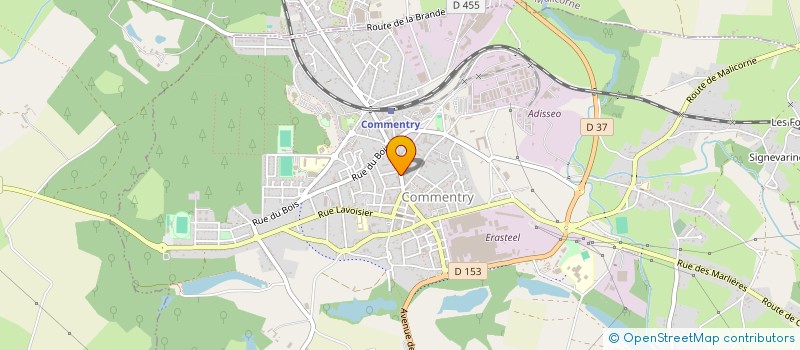 localisation de l'entreprise DESAMAIS DUFOUR à COMMENTRY