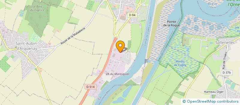 localisation de l'entreprise DESAMIANTAGE-BAT  OUISTREHAM