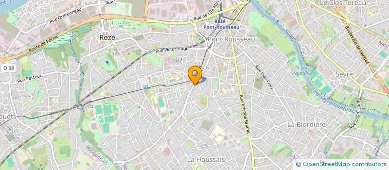 localisation de l'entreprise DESANTI CONSEILS à REZE