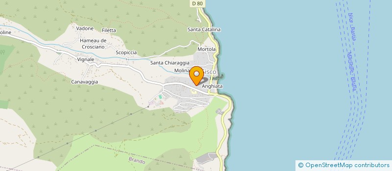 localisation de l'entreprise DESANTI - VECCHIONE à PIETRACORBARA