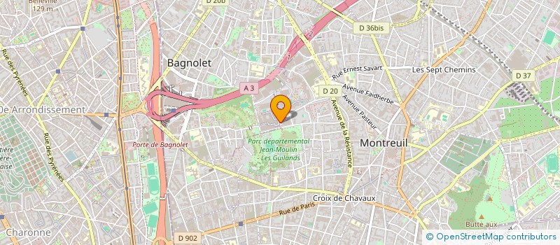 localisation de l'entreprise DESAP à BAGNOLET