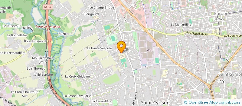 localisation de l'entreprise DESAPAX  SAINT-CYR-SUR-LOIRE