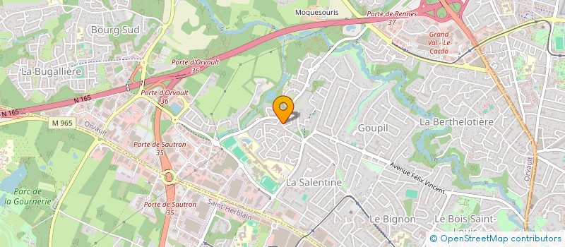 localisation de l'entreprise DESARD à ORVAULT