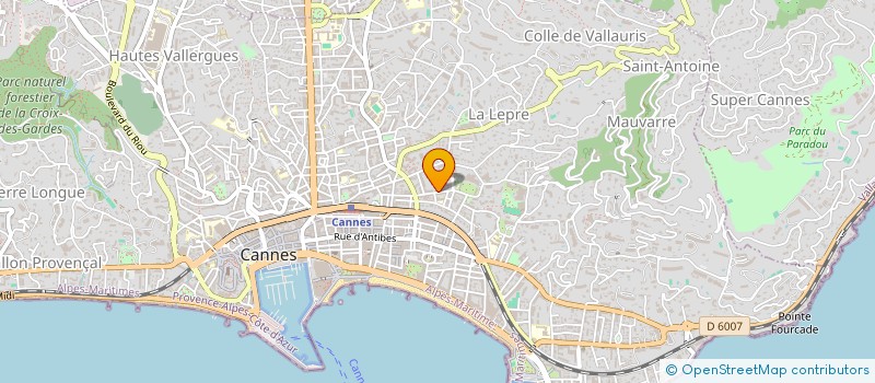 localisation de l'entreprise DESARD YACHTING SERVICES à CANNES