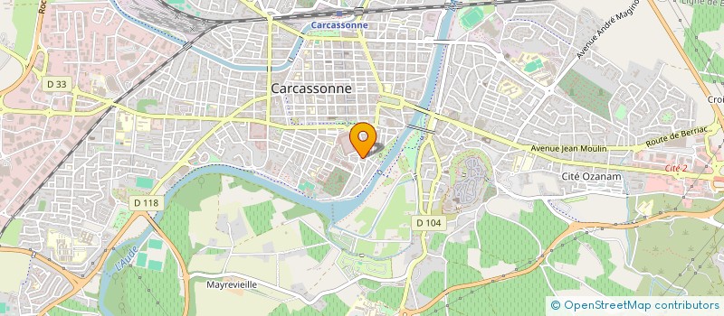 localisation de l'entreprise DESAULNES à CARCASSONNE