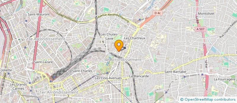 localisation de l'entreprise DESBIEF IMMOBILIER à MARSEILLE