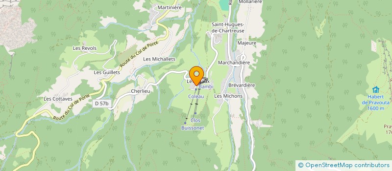 localisation de l'entreprise DESBIOLLES ET COTE  SAINT-JEAN-DE-COUZ