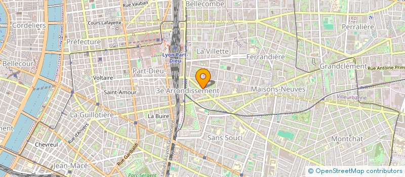 localisation de l'entreprise DESBOIS 2A  LYON