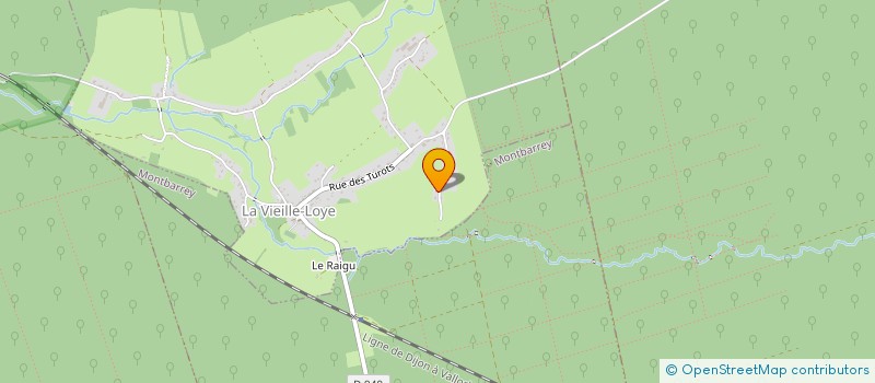 localisation de l'entreprise DESBOIS  LA VIEILLE-LOYE