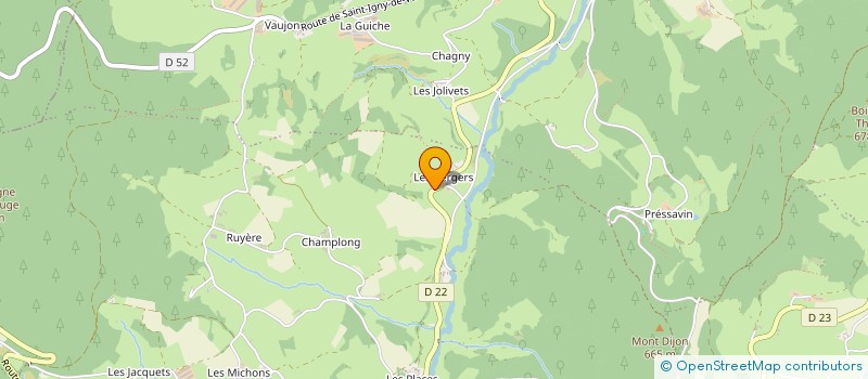 localisation de l'entreprise DESBOIS-MOUREY à DEUX-GROSNES