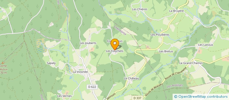 localisation de l'entreprise DESBOIS MOUREY  DEUX-GROSNES