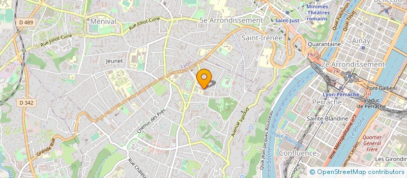 localisation de l'entreprise DESBOIS SARL à SAINTE-FOY-LES-LYON