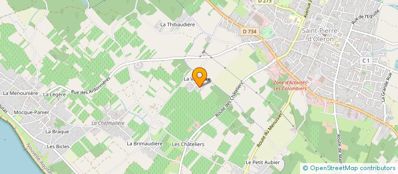 localisation de l'entreprise DESBOIZ  SAINT-PIERRE-D'OLERON