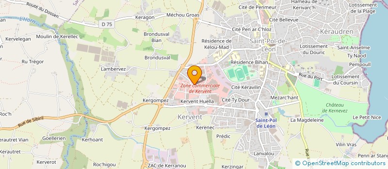 localisation de l'entreprise DESBORDES  SAINT-POL-DE-LEON