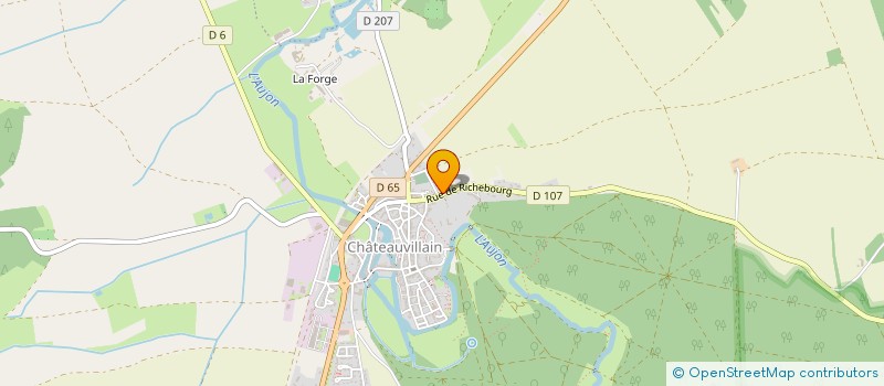 localisation de l'entreprise DESBORDES à CHATEAUVILLAIN