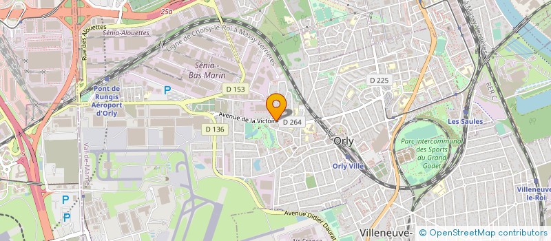localisation de l'entreprise DESBORDES REPOUSSAGE à ORLY