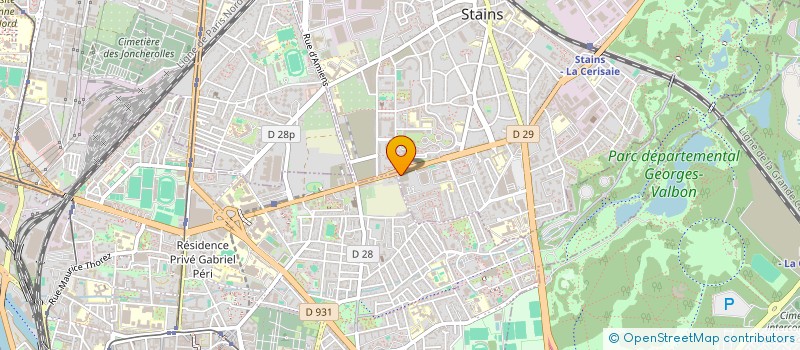 localisation de l'entreprise DESBOYAUX SARA  STAINS