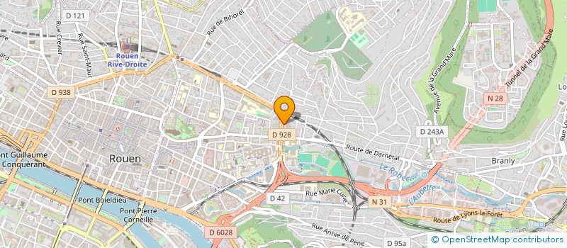 localisation de l'entreprise DESBUISSONS IMMOBILIER à ROUEN