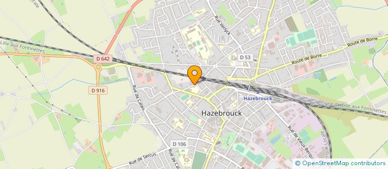 localisation de l'entreprise DESBUQUOIS CATTEAU à HAZEBROUCK