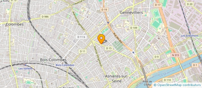 localisation de l'entreprise DESC à ASNIERES-SUR-SEINE