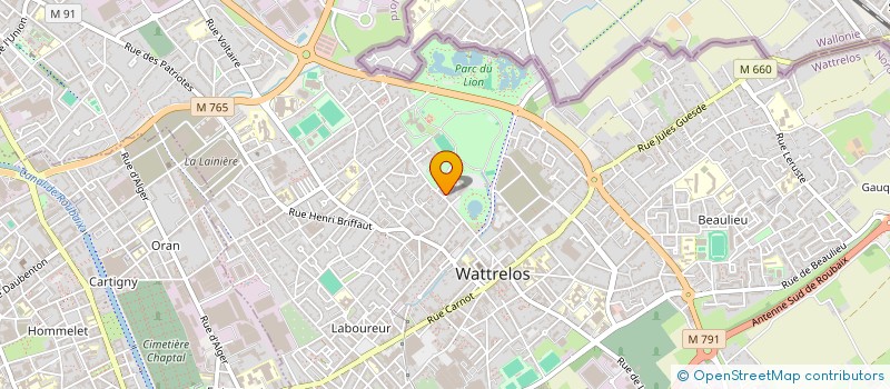 localisation de l'entreprise DESC (DUQUESNOY ESTELLE SOLUTIONS ET CONSEILS)  WATTRELOS
