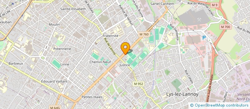 localisation de l'entreprise DESC IMMO  ROUBAIX