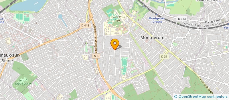 localisation de l'entreprise DESC INVEST à MONTGERON