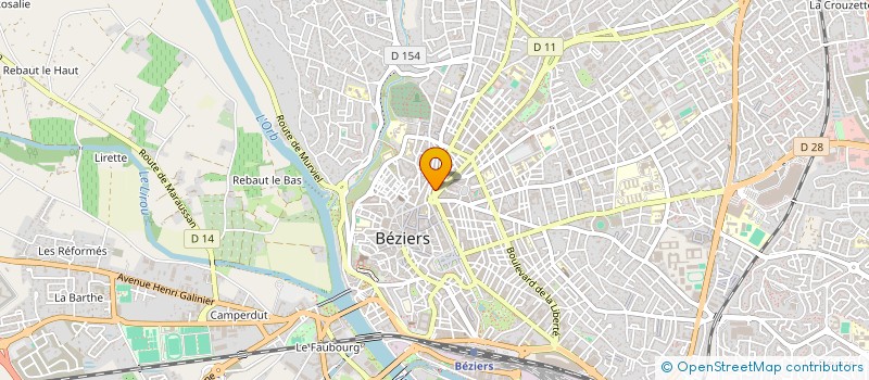 localisation de l'entreprise DESCAMP ET COMPAGNIE  BEZIERS