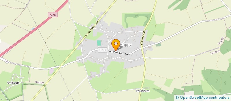 localisation de l'entreprise DESCAMPS  LE TRANSLAY