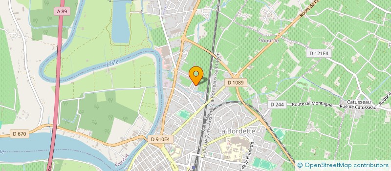 localisation de l'entreprise DESCAMPS-BEGUE  LIBOURNE