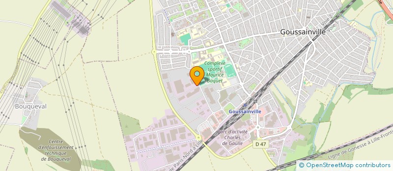 localisation de l'entreprise DESCAMPS GOUSSAINVILLE à GOUSSAINVILLE