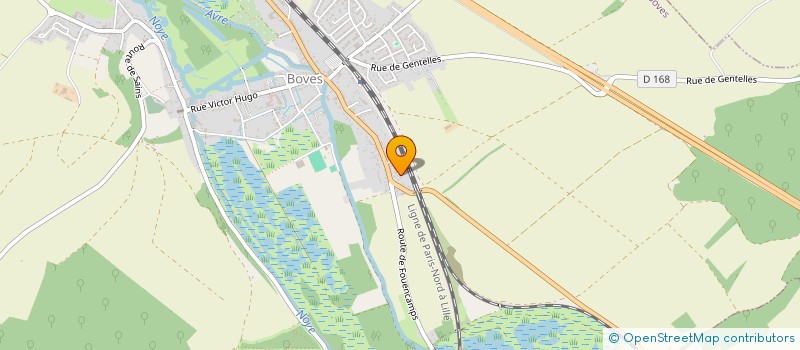 localisation de l'entreprise DESCAMPS INVEST à BOVES