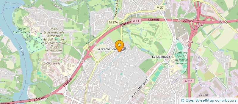 localisation de l'entreprise DESCANSO  CARQUEFOU