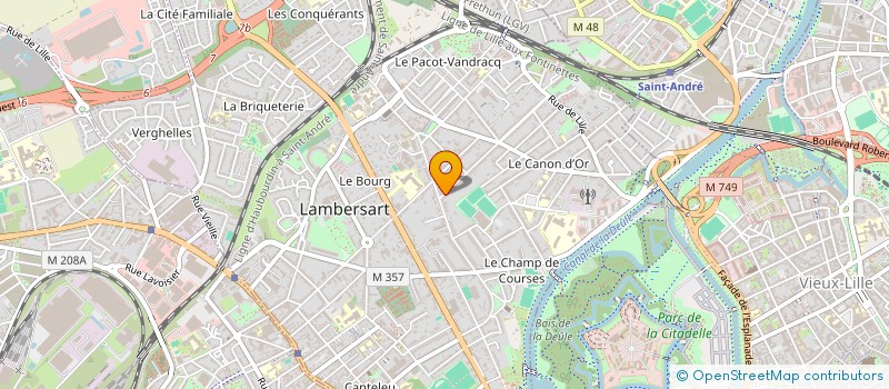 localisation de l'entreprise DESCARTES à LAMBERSART