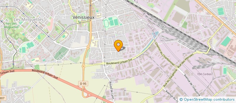 localisation de l'entreprise DESCARTES à VENISSIEUX