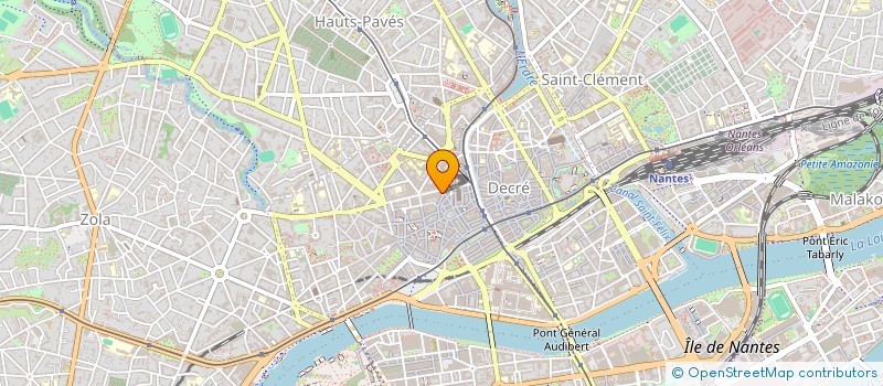 localisation de l'entreprise DESCARTES  NANTES