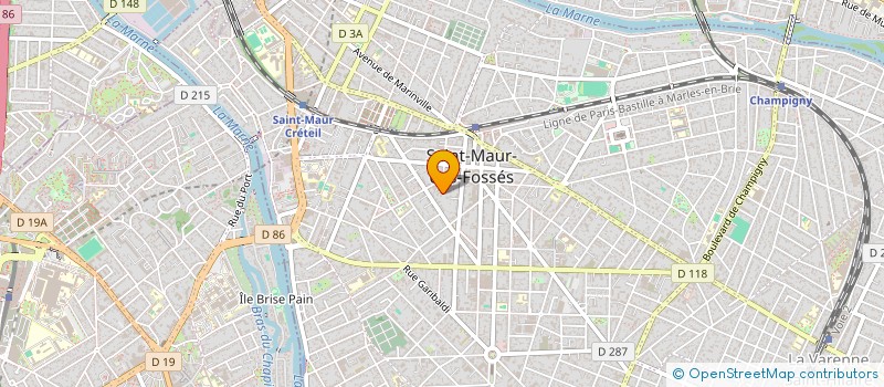 localisation de l'entreprise DESCARTES CONSEIL à SAINT-MAUR-DES-FOSSES