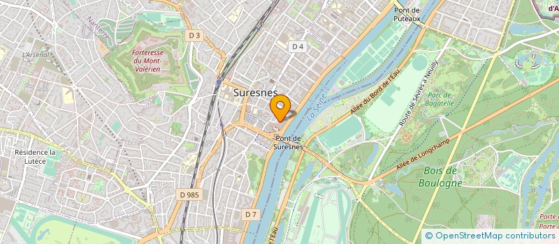 localisation de l'entreprise DESCARTES MEDIA à SURESNES