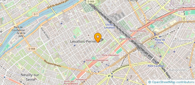localisation de l'entreprise DESCARTES RACING à LEVALLOIS-PERRET